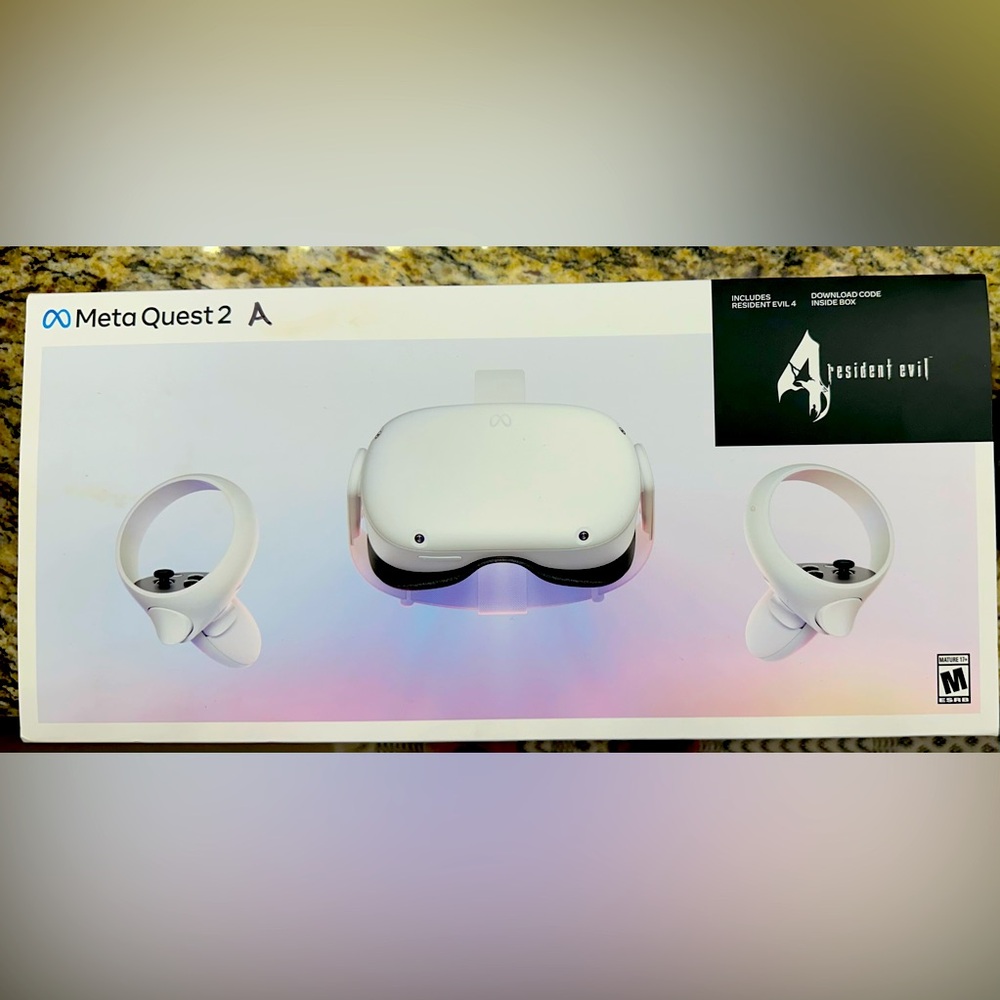 Occulus Meta Quest 2 with Resident Evil 4 VR
